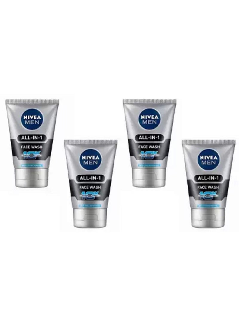 نيفيا غسول الوجه نيفيا بخلاصة فيتامين سي بتركيز 10 أضعاف، متعدد الاستخدامات، 100 مل لكل عبوة (عبوة من 4 قطع) (400 مل). - Image 1